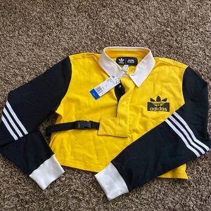 💙 Bundle 6 items for 20% off - Adidas Olivia Oblanc Rugby Strap LS